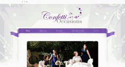 Desktop Screenshot of confettioccasions.com.au